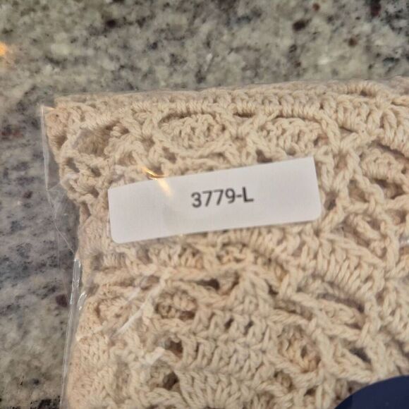 Doilys (3), Vintage Ecru Cotton Crocheted 9.25" - Picture 7 of 7